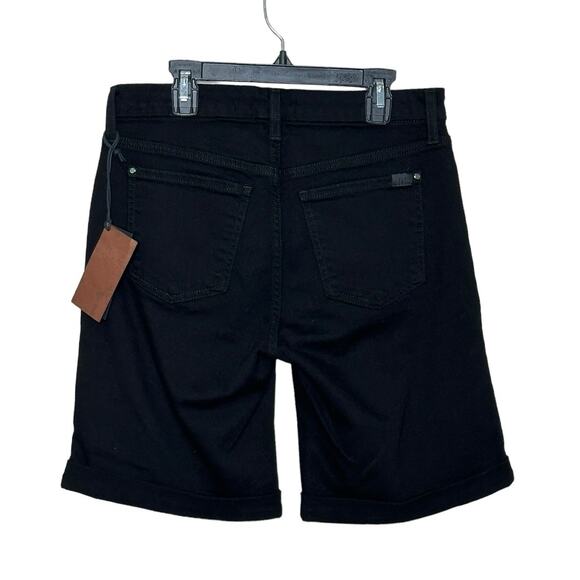 7 for all Mankind black bermuda shorts size 6 - Picture 8 of 10